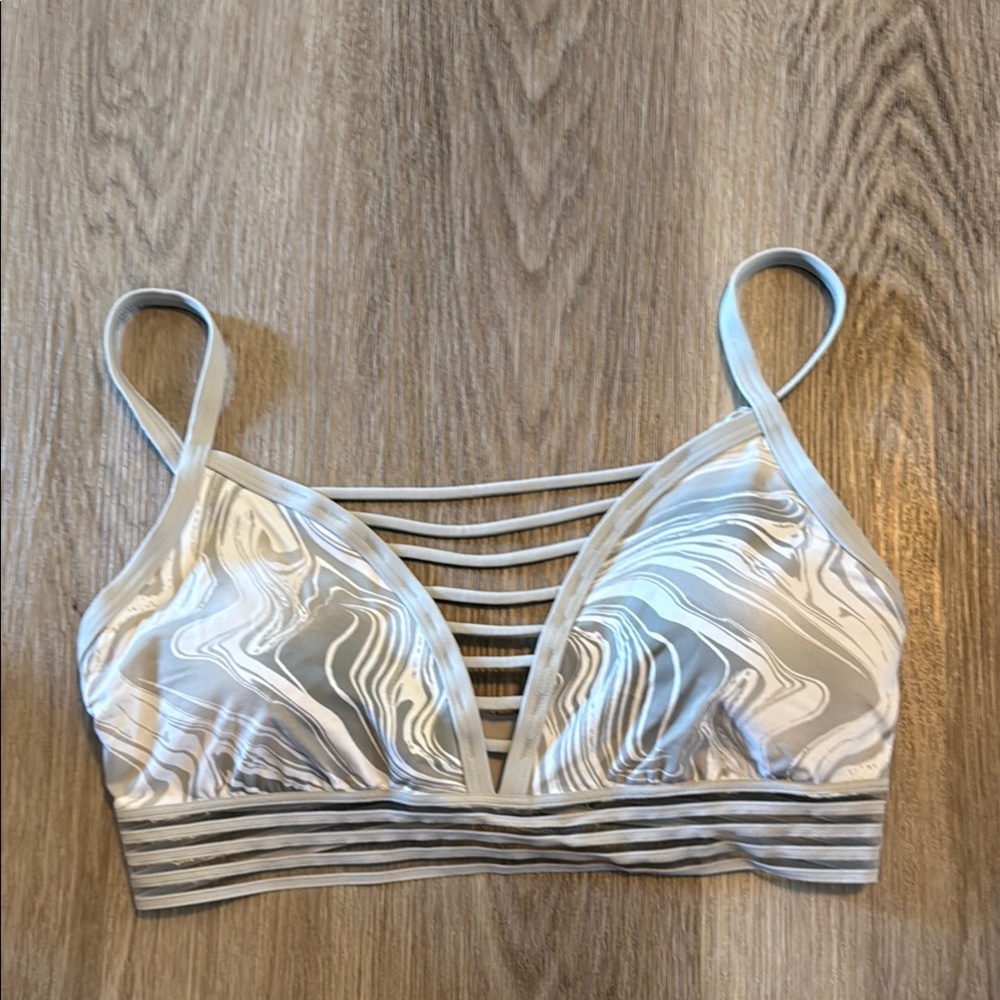 PINK Victoria's Secret Gray Strappy Bra